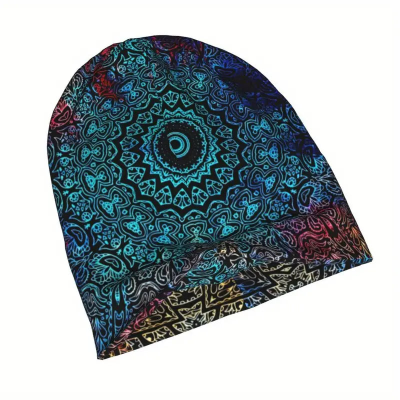 Mandala Passion Beanie | Knit Hat | Street Style Comfort Skull Cap